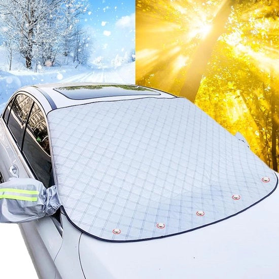 Vorpaglia Avvolgibile Invernale - Copertura Anticristallo con 5 Magnetismi e Ombreggiatura - 145 x 115 cm