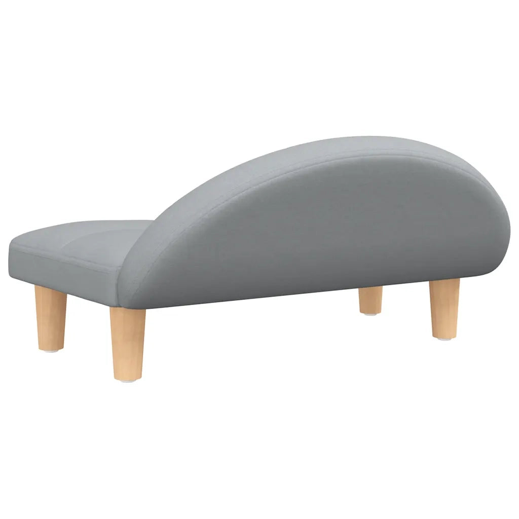 Lettino per Cani Grigio Chiaro 70x52x30 cm in Tessuto 171933