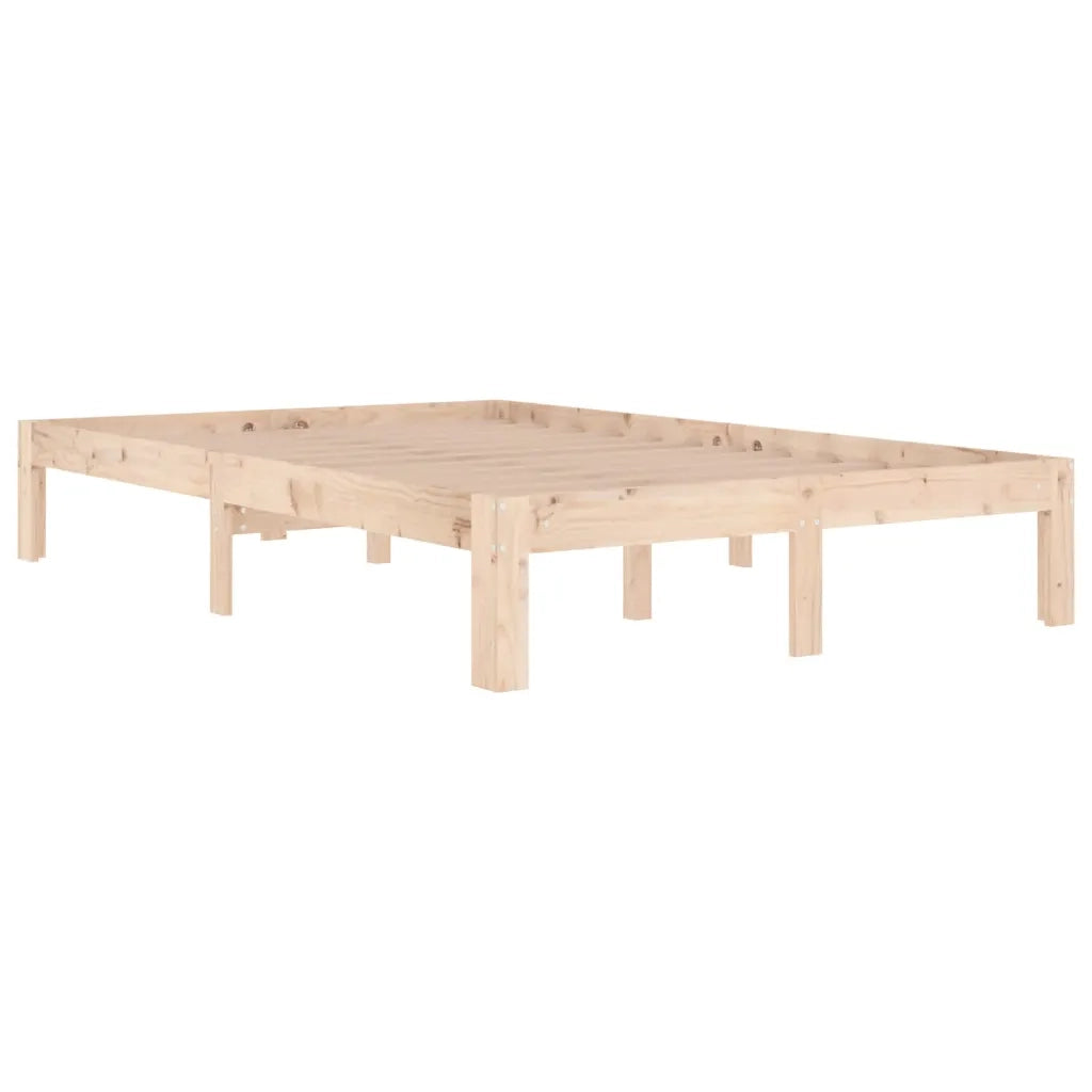 Giroletto-Struttura Letto in Legno Massello 120x190 cm Small Double 370769