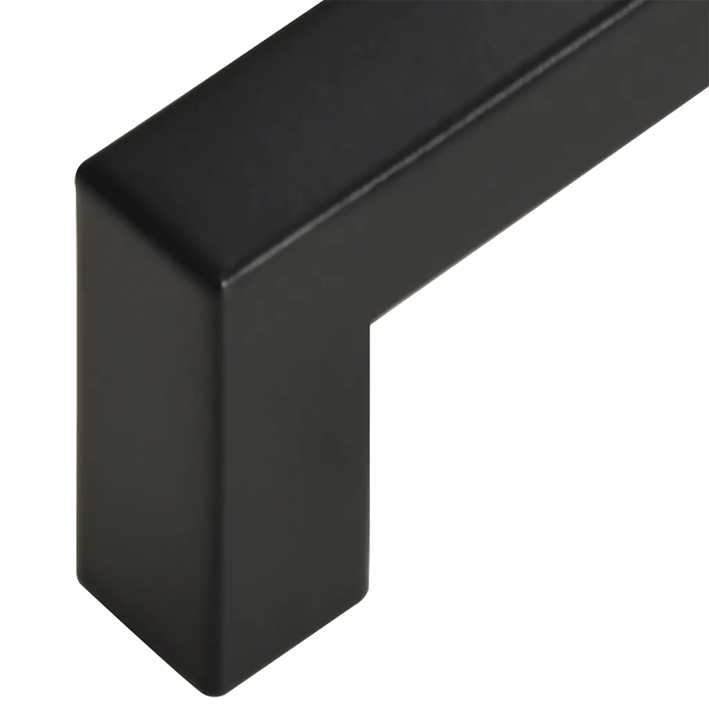 Maniglie per Mobili 5pz Nere 480mm in Acciaio Inox 155403
