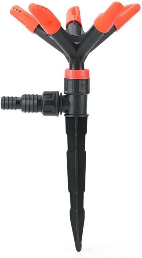 Sistema di Irrigazione per Giardino - Rotor Sprinkler 360° - Rotorizzato per Prato e Giardino - Gettata d'Acqua Regolabile - Irrigazione Efficiente - Sistema di Aspersione Duraturo e Resistente ai Venti - Sistema di Irrigazione per Giardino e Piante