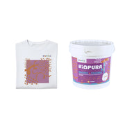 Kit pittura traspirante antimuffa per interni bagno cucina 5 l e t-shirt soft chaos *** misura small - s, confezione 1