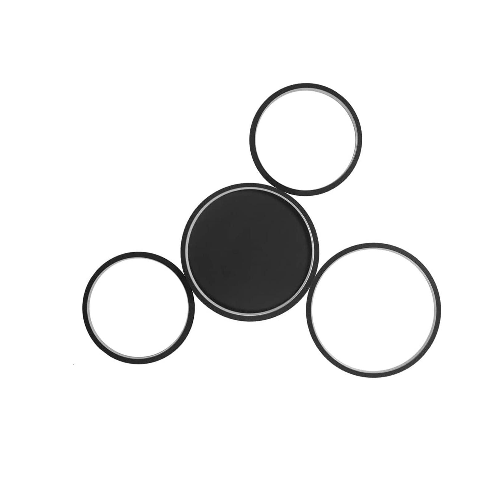 ZMH Lampada da soffitto LED 4 fiamme ad anello per camera letto