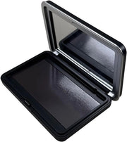 Palet di trucco con specchio - Leve e magnetico - Ombretti/Labiali - 110 x 73 x 14 mm - 95 gr - Ideale per la conservazione - Paletta cosmetica