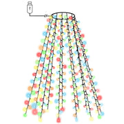 Rete di Luce per Albero di Natale 180 LED Multicolore 180 cm CFW4385413