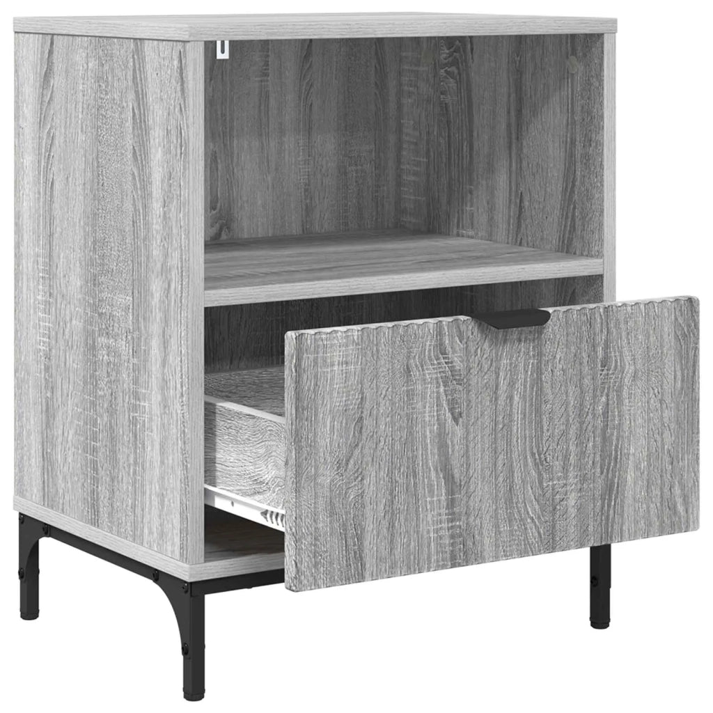 Armadio da Notte 2 pcs Grigio sonoma 49 x 36 x 61 cm 883487