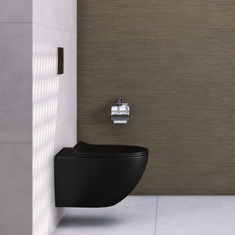 Vaso Wc Sospeso Calani Loyd Slim Black