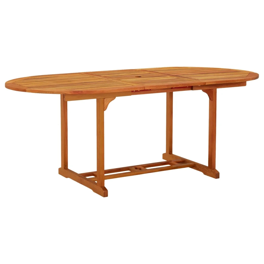 Tavolo da Giardino 200x100x75 cm in Legno Massello di Eucalipto cod mxl 34221