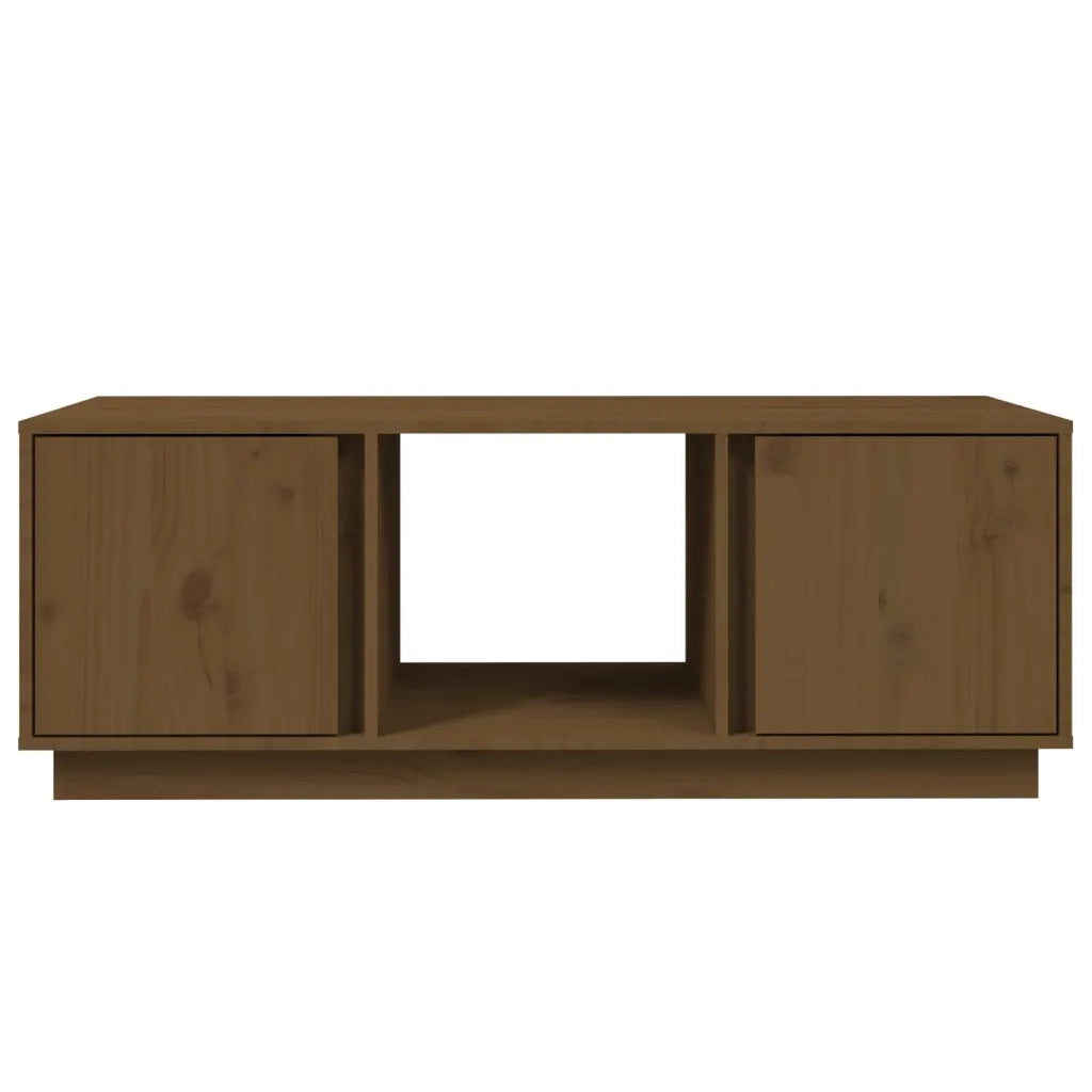 Tavolino da salotto | Tavolino da caff¨¨ | Tavolino da Soggiorno ambra 110x50x40 cm Legno Massello di Pino