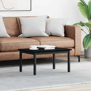 Tavolino da salotto Rovere Nero 70 x 50 x 36 cm