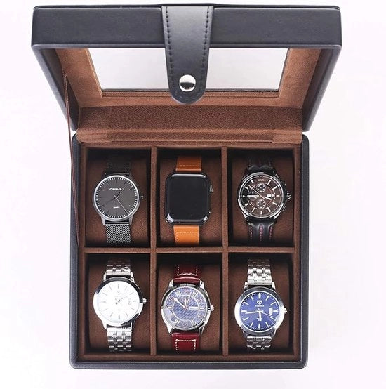 Cassa orologio - cuscino orologio, scatola orologio \ scatola orologio 19.5D x 19.5P x 9.5H centimetri