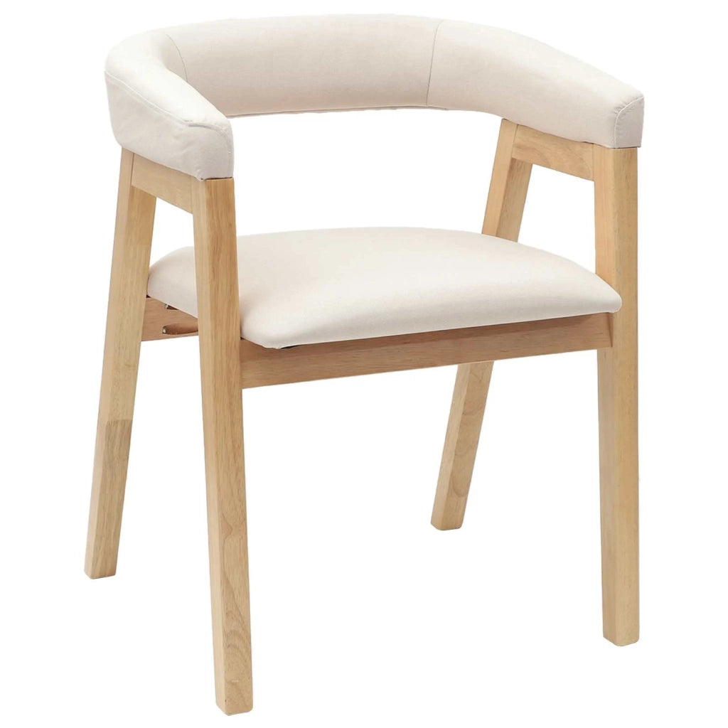 Sedie da pranzo 2 pcs Naturale 54 x 57 x 73 cm