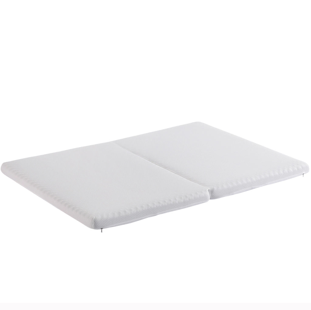 Materasso pieghevole 140x200 cm in schiuma; H3; bianco