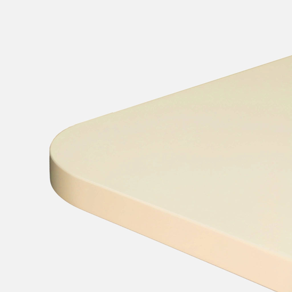 Tavolo da pranzo con finitura opaca, 8 posti, crema