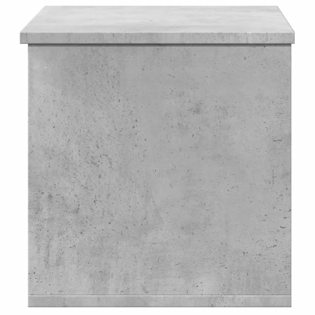 vidaXL Contenitore Portaoggetti Grigio Cemento 60x35x35cm Truciolato