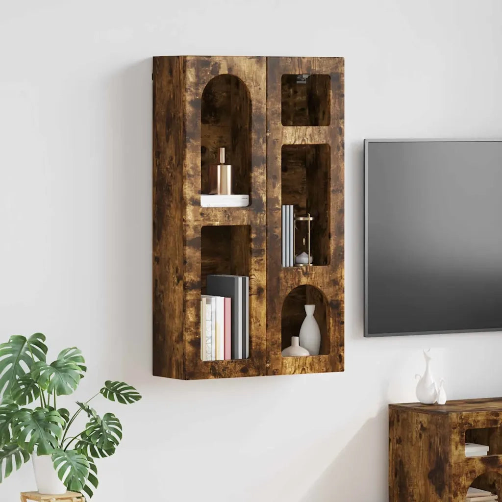 Armadio pensile Rovere fum¨¦ 59 x 20 x 100 cm Legno multistrato CFW1457104