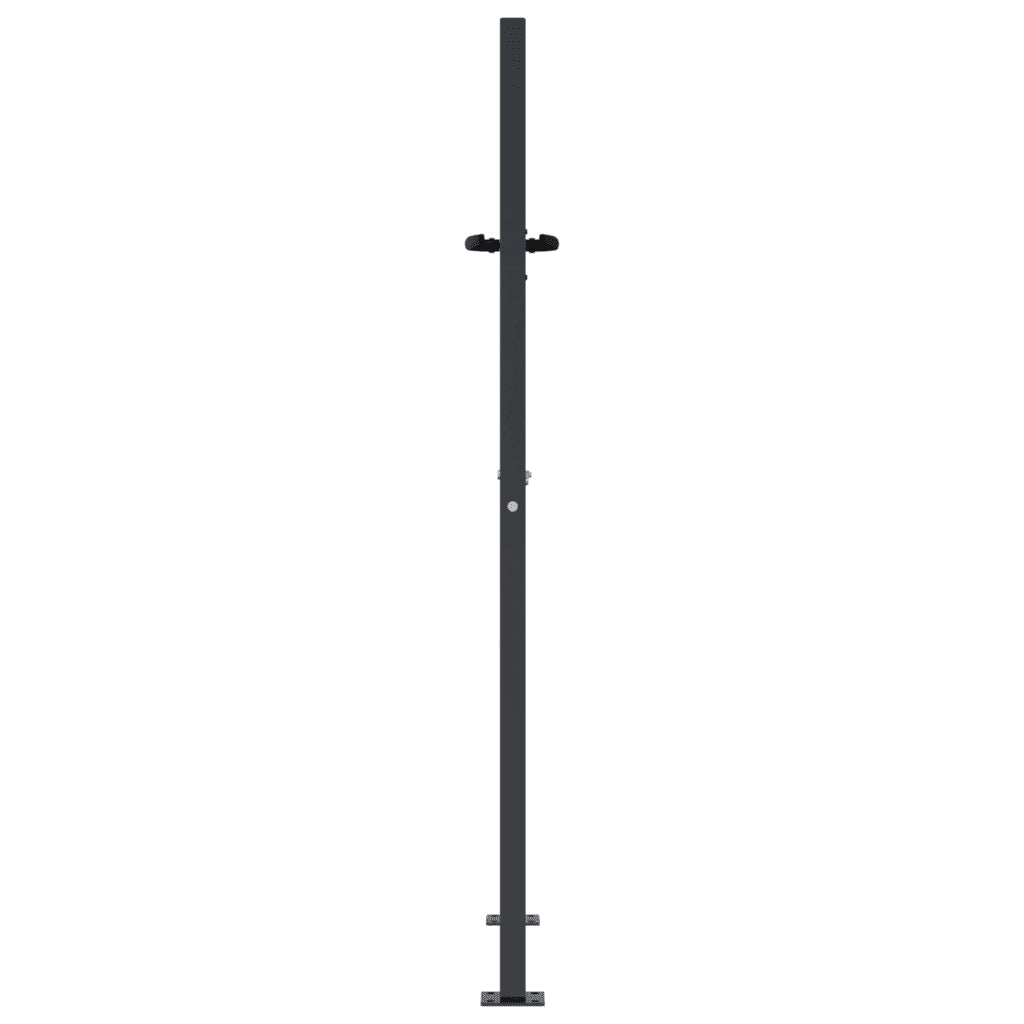 Cancello Giardino Antracite 105x130 cm in Acciaio Design BambÃ¹