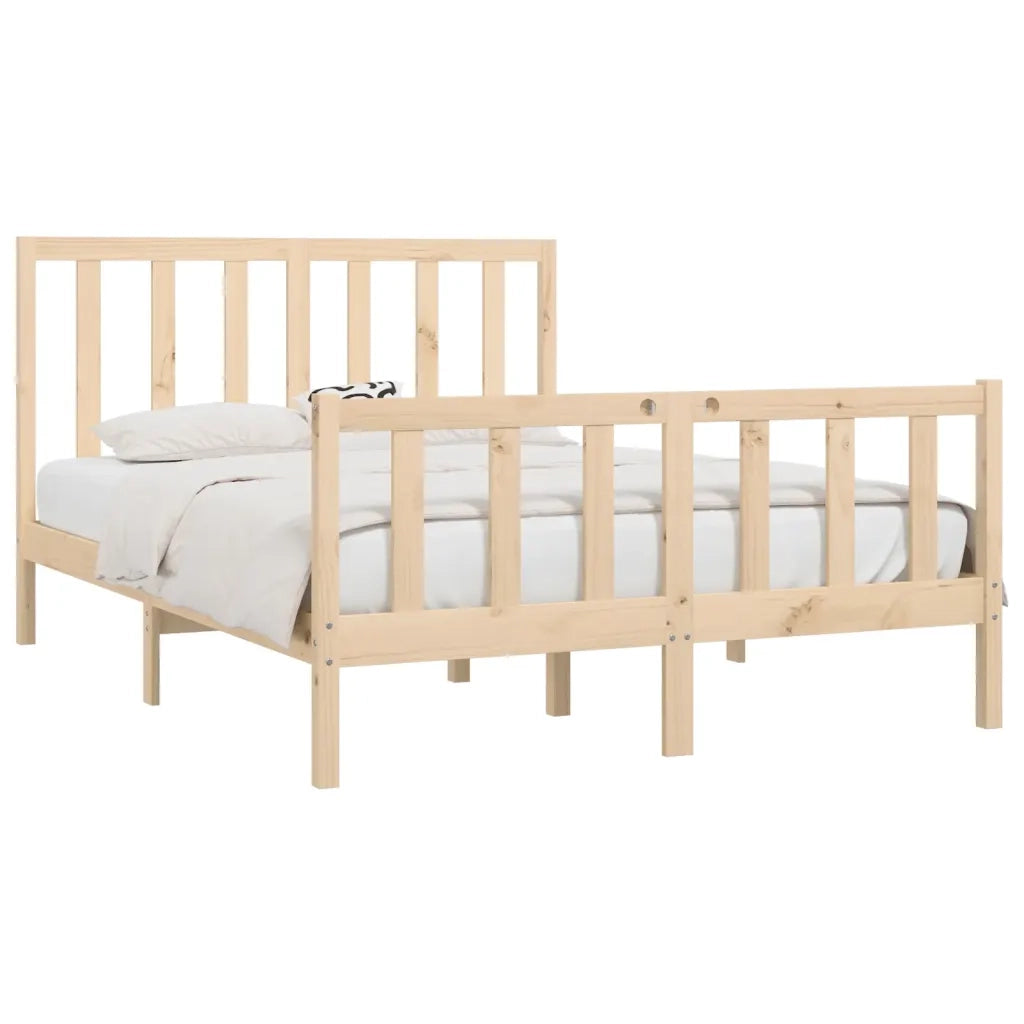 Giroletto-Struttura Letto in Legno Massello 120x200 cm 149187
