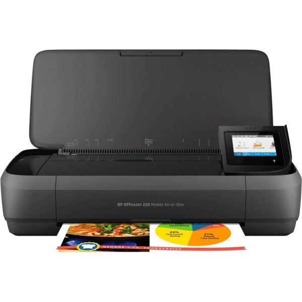 Hp officejet mobile 250 wireless all-in-one colore stampante, fotocopiatrice, scanner - CZ992A#BHC