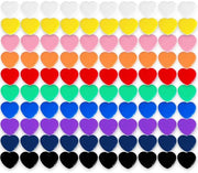Magnetron per lavagne magnetiche - 100 pezzi in 10 colori, forte, colorato, mini, piccolo - per frigorifero, lavagna bianca, bacheca