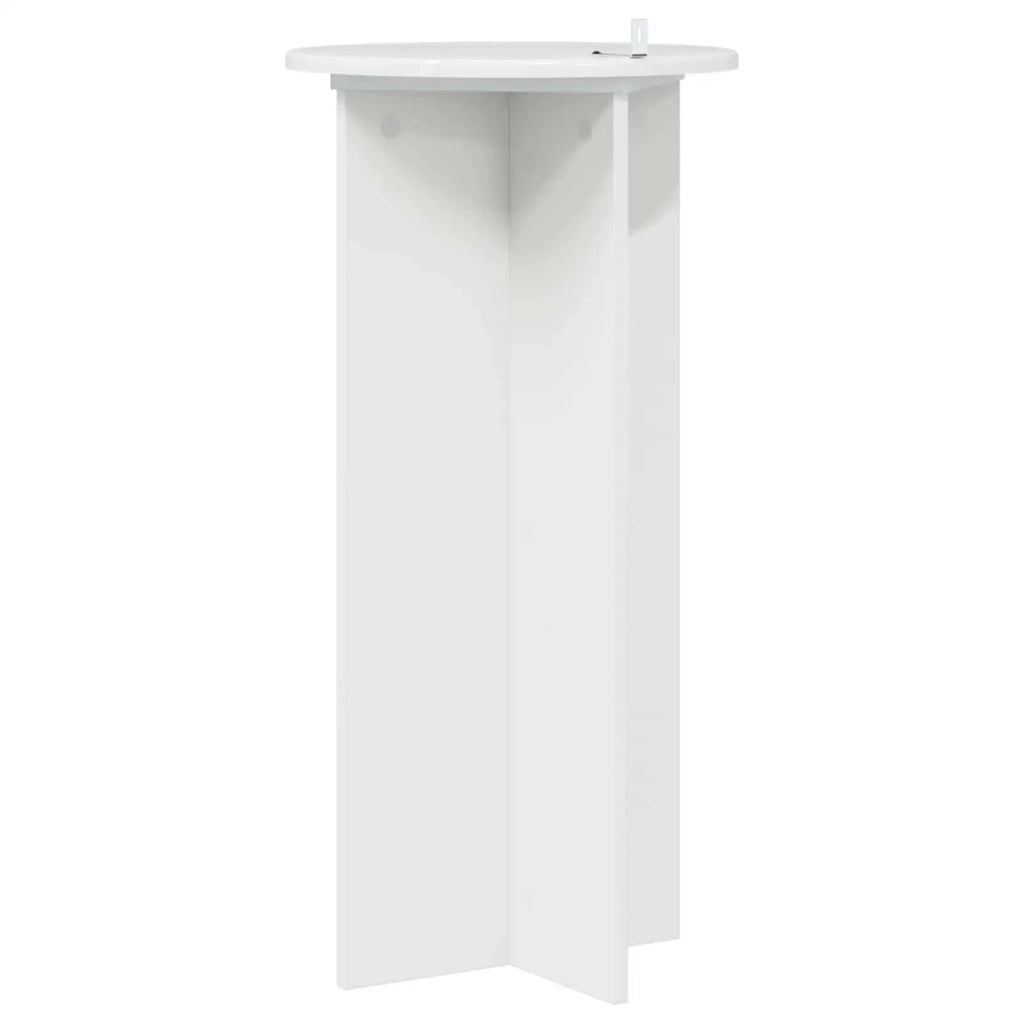Supporto per piante 2 pcs Bianco Lucido 40 x 40 x 80 cm 899703