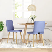Sedie da Pranzo 2 pz Blu Jeans in Tessuto 4101207