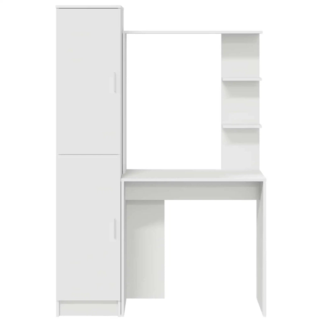 Scrivania | Tavolo da Ufficio 2 pz Bianco