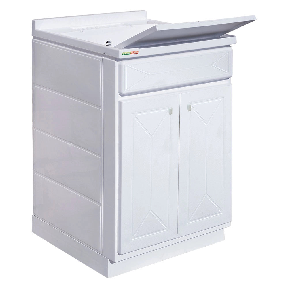 MOBILE LAVATOIO ANTA DOPPIA 'TOP LINE' cm 60 x 60 x h.87  - TRIOPLAST