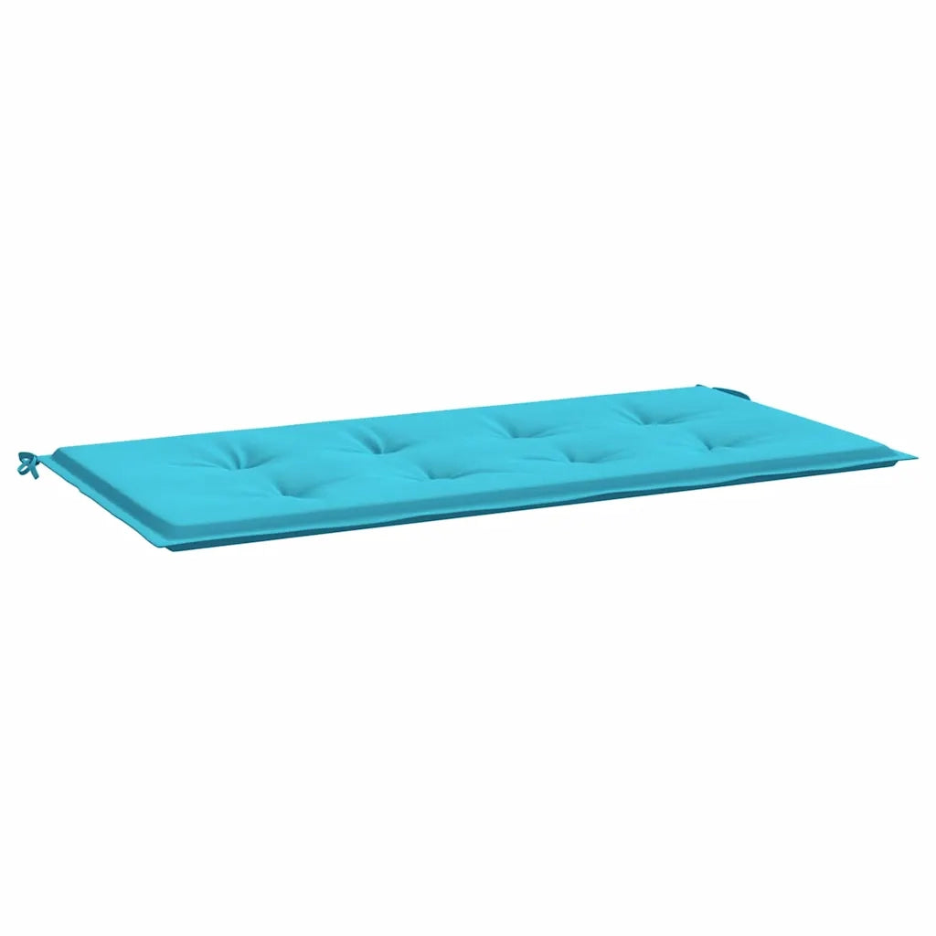 vidaXL Cuscino per Panchina da Giardino Turchese 100 x 50 x 4 cm