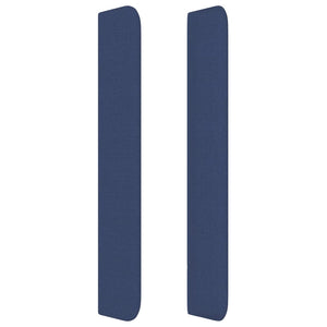 Testiera ad Orecchio Blu 103x16x118/128 cm in Tessuto 3119296