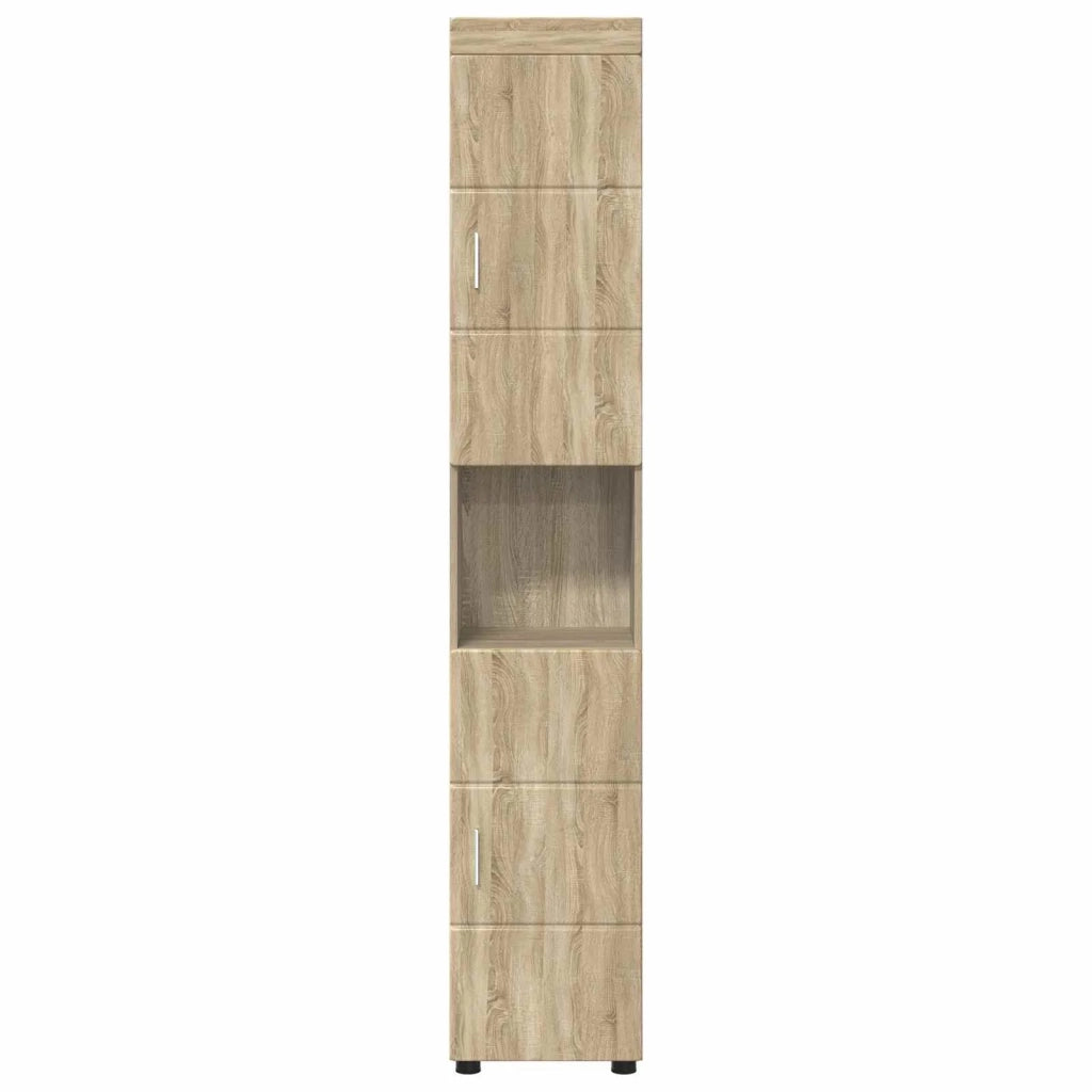 Set di Armadi da Bagno TULUM Rovere Sonoma 37 x 31,5 x 203 cm 880353