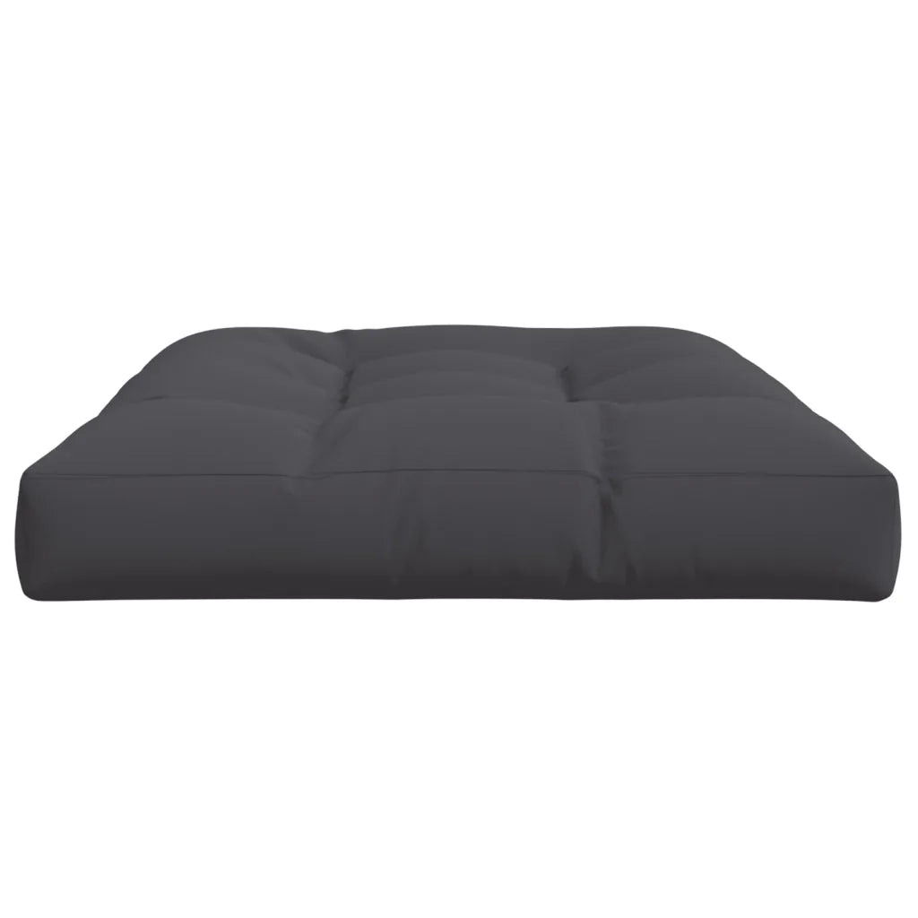 Cuscino per Pallet Antracite 120x80x12 cm in Tessuto