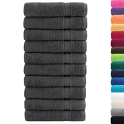 Asciugamani da bagno Premium SOLUND 10 pz Antracite 100x150 cm 600 g/m² 137166