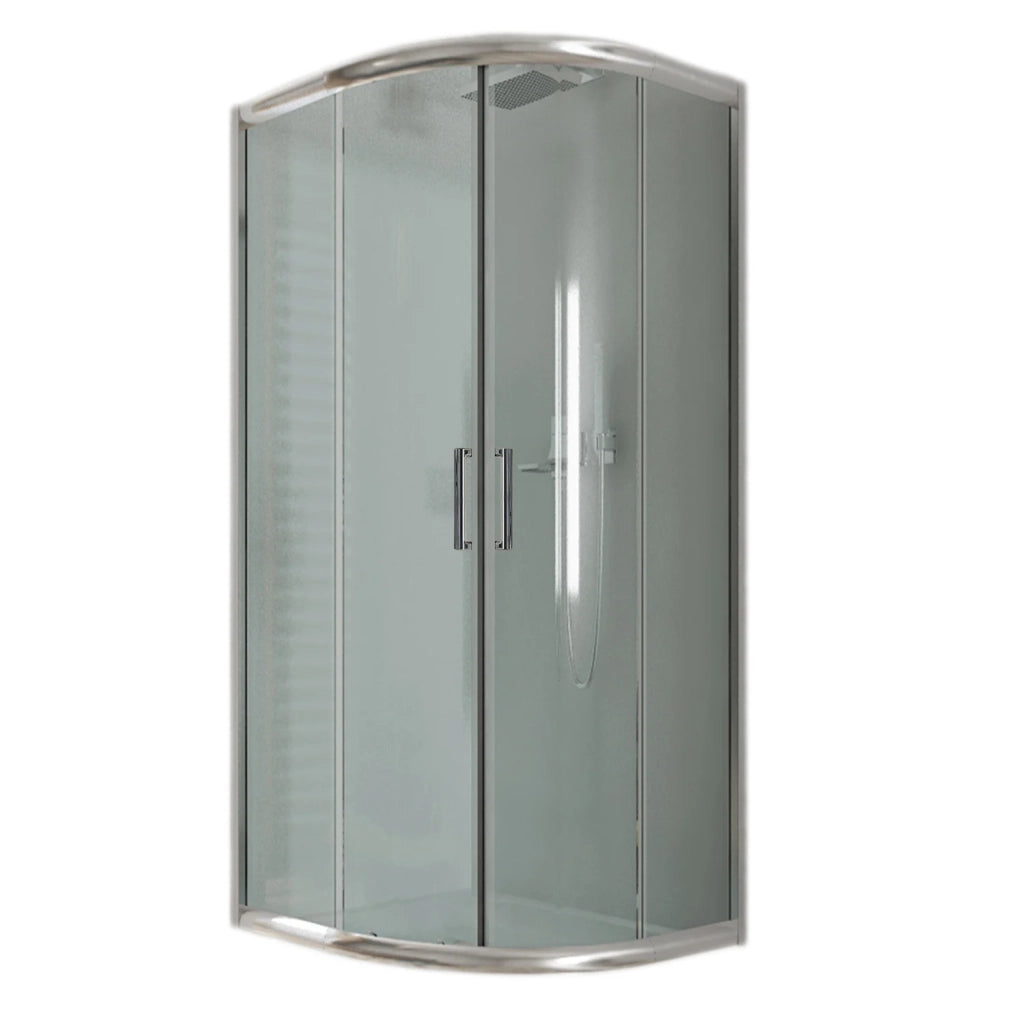 Box Doccia Semicircolare 90x90 H185 Trasparente 6mm mod. Alabama