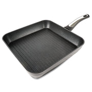 Bistecchiera Elegance Black 26x26 cm doppio fondo acciaio inox, manico Soft touch