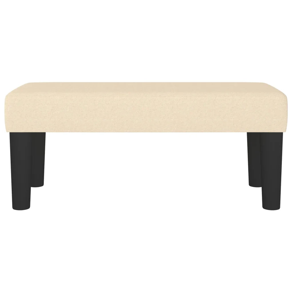 Panca Crema 70x30x30 cm in Tessuto CFW2903700