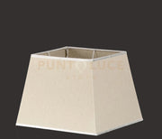 TC 4017  PARALUME L.33CM TORTORA QUADRATO ATTACCO E27