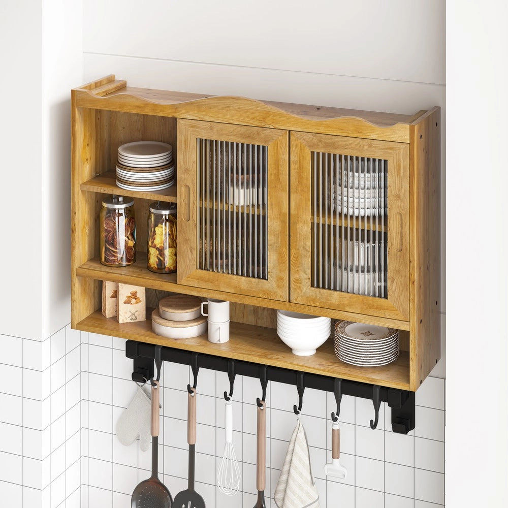 Armadio Scorrevole Retr¨° 2 Ante con Ripiani ¨C MINIMAL ¨C Bianco, 90 cm