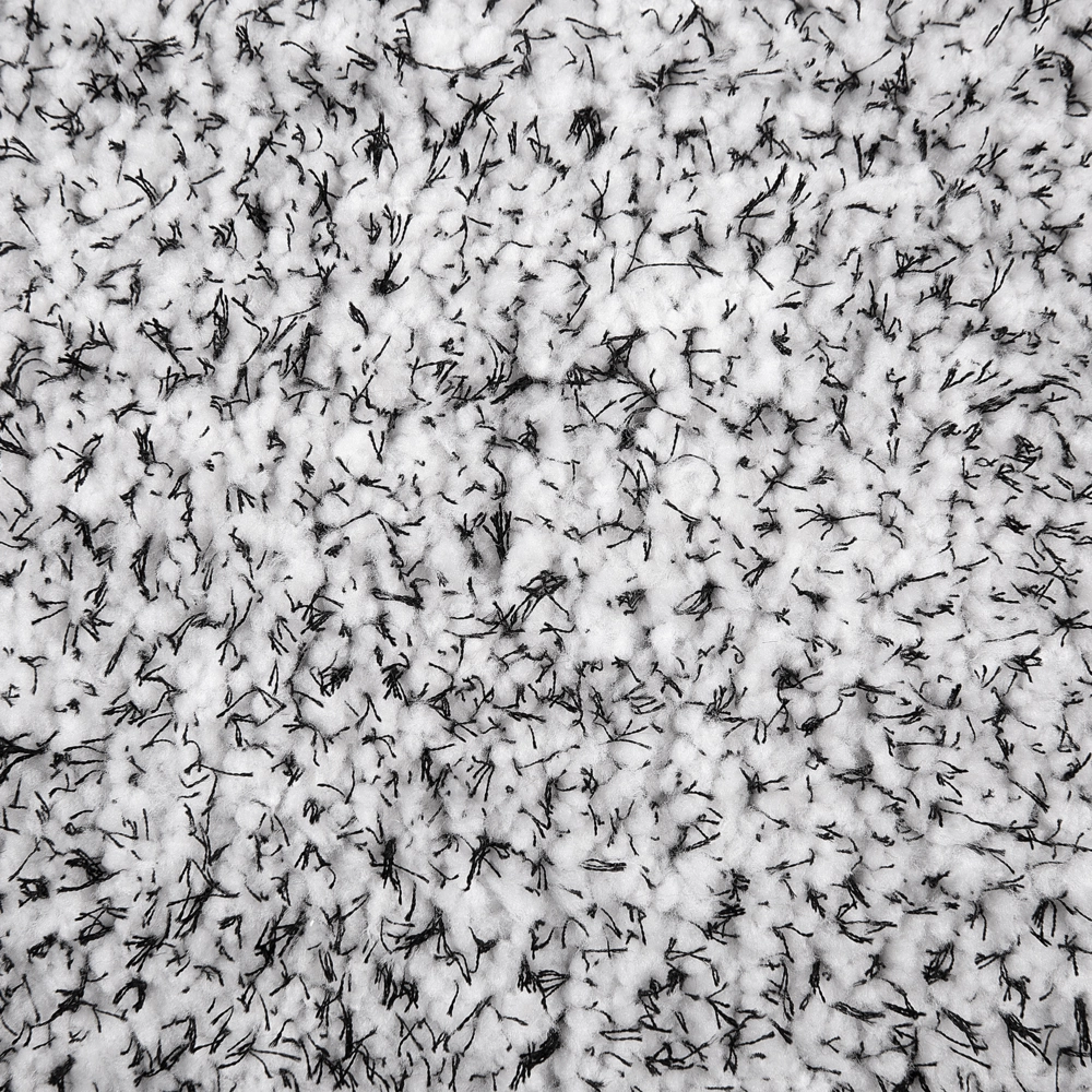 Tappeto shaggy grigio 160 x 230 cm moderno tappeto rettangolare trapuntato a Pelo Lungo