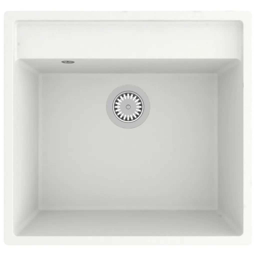 Lavello da Cucina con Foro Troppopieno Bianco in Granito CFW8526403