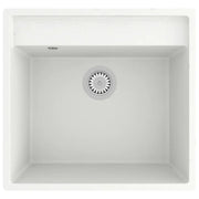 Lavello da Cucina con Foro Troppopieno Bianco in Granito CFW8526403