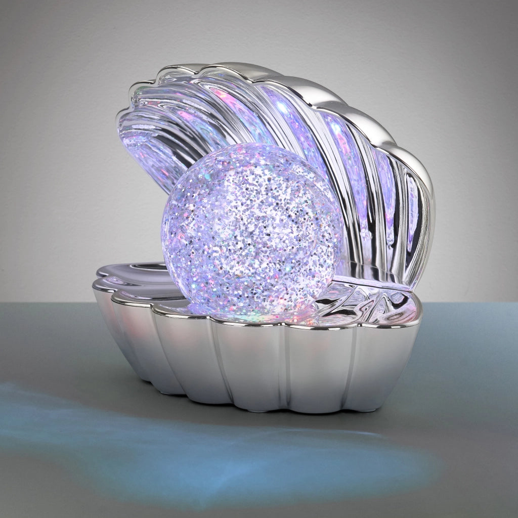 LAMPADA DA TAVOLO LED SHELLY 0,6W H15CM CROMO