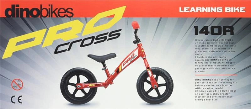 BALANCE LEARNING BIKE RED BICICLETTA PER L'APPRENDIMENTO DELL'EQUILIBRIO