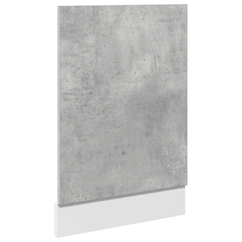 vidaXL Set Mobili da Bagno 7 pz “Lyon” Grigio Cemento