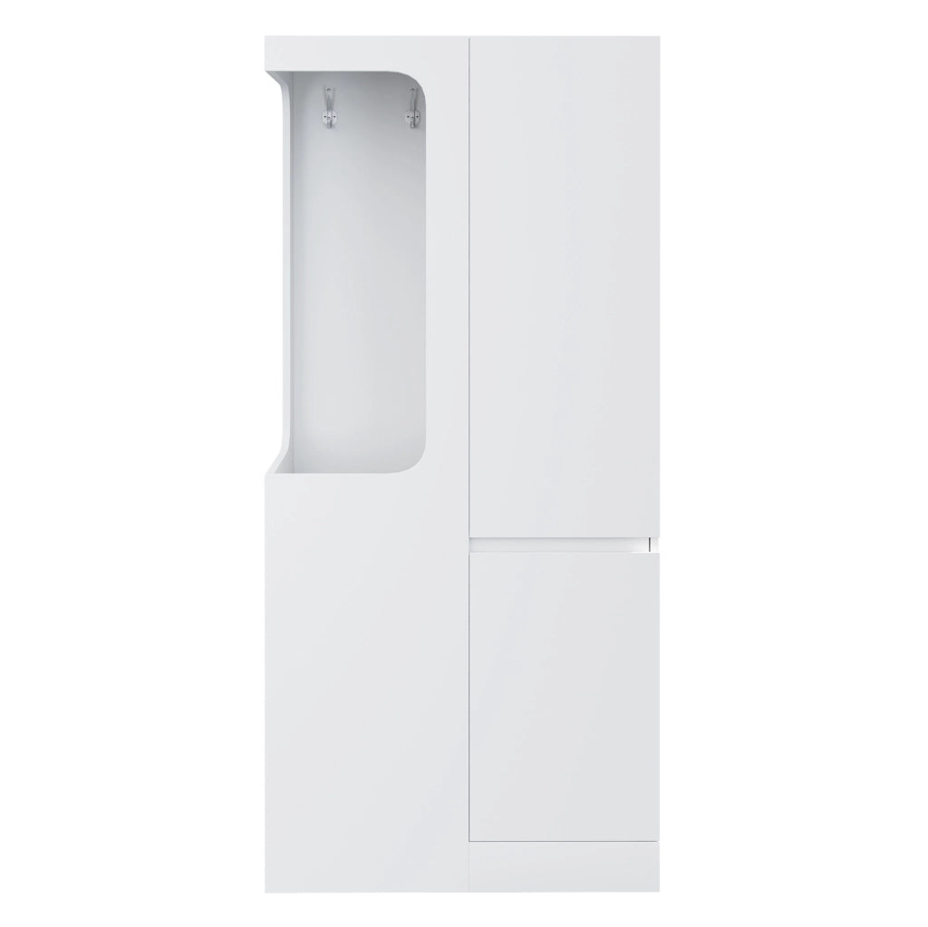 Armadio 1 anta con 4 cassetti e vano appendiabiti 70x40x170 cm