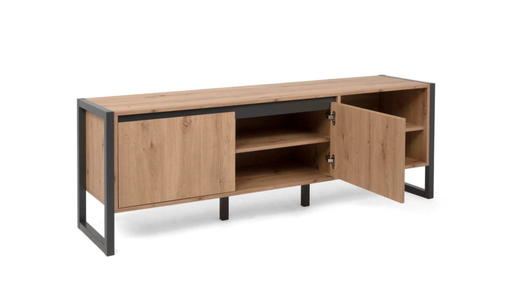 Mobile porta TV 160x40x55 cm Denver 54 quercia antracite
