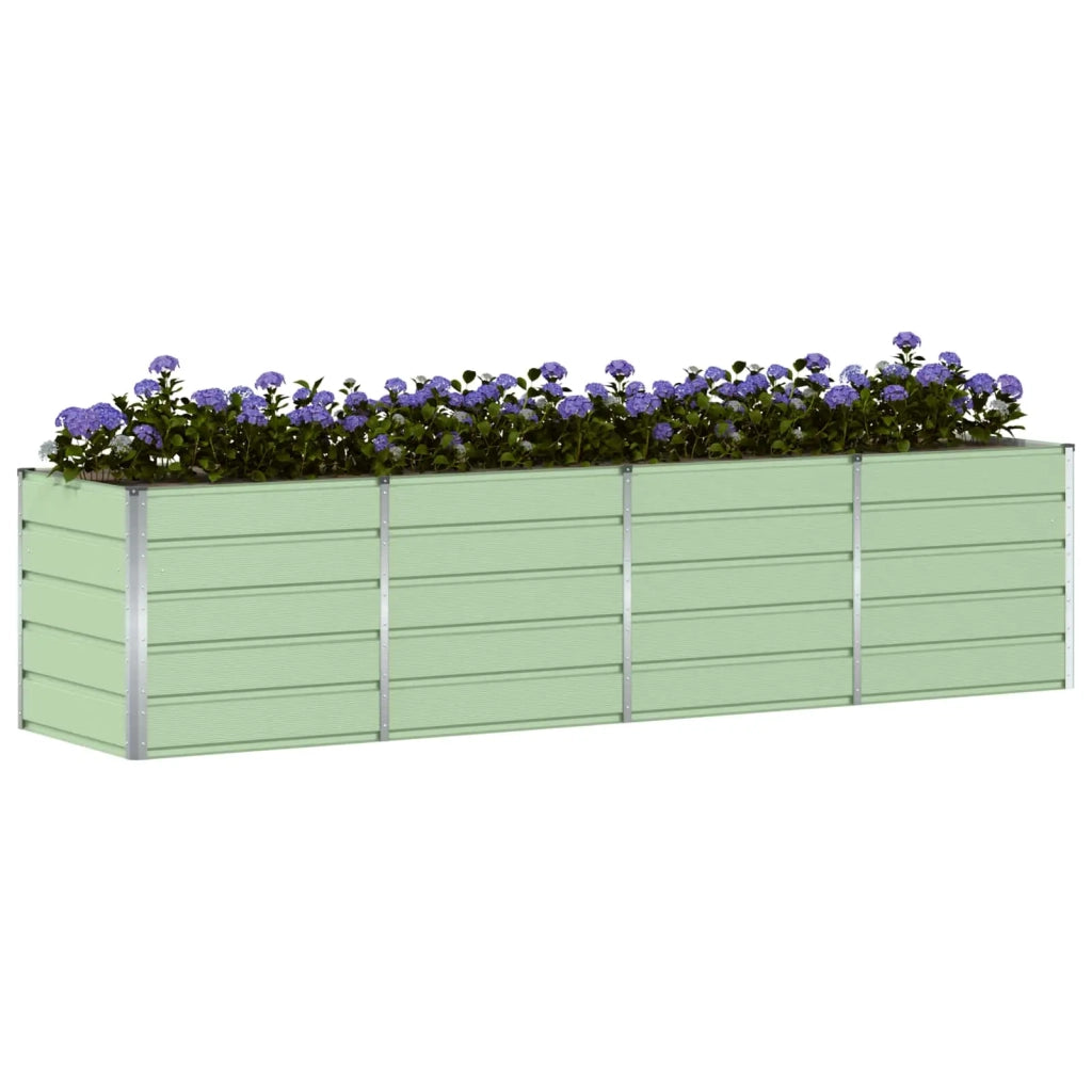 Fioriera Verde 320 x 80 x 75 cm Acciaio