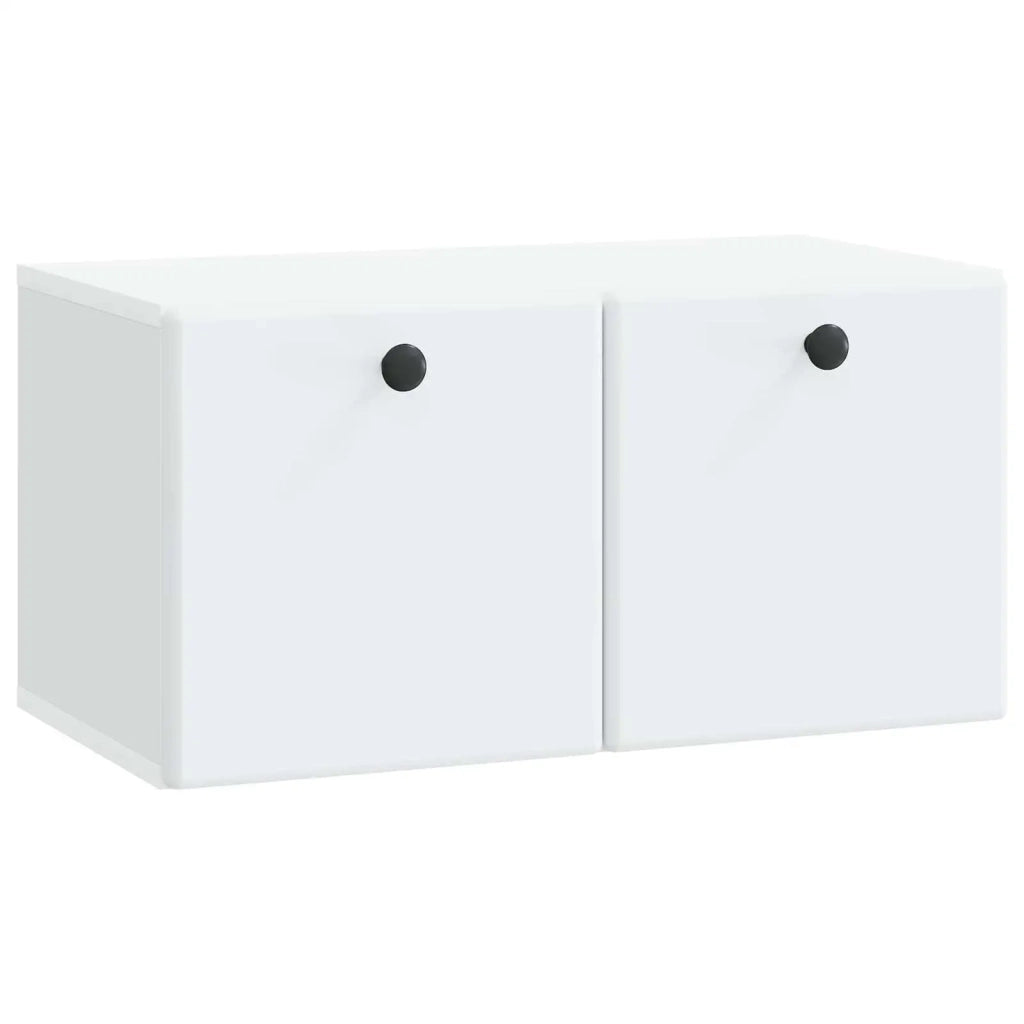 Mobile Porta TV da Muro 59,5 x 31 x 30 cm Bianco 899215