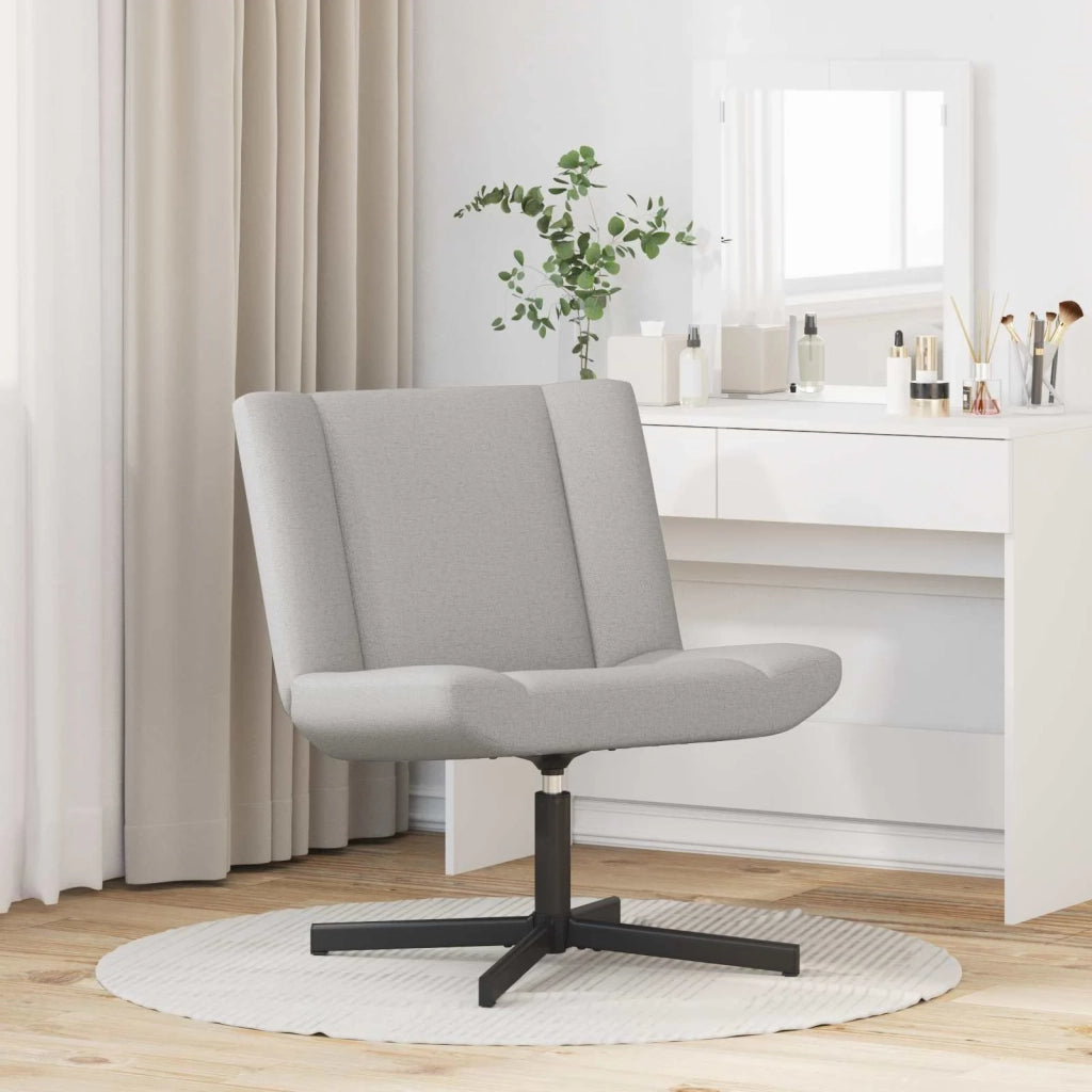 Sedia girevole Grigio Nuvola 63 x 75 x 76 cm Tessuto CFW8504103
