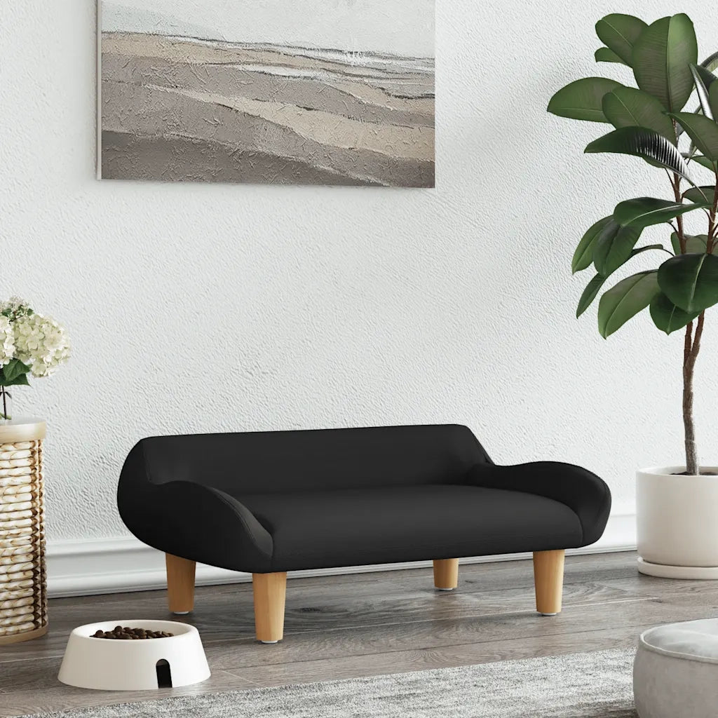 Lettino per Cani Nero 70x40x24 cm in Tessuto CFW9844941